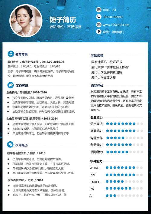 好的简历模板网站