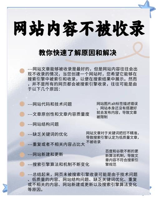 网站文章百度总不收录都有哪些原因?怎样解决?