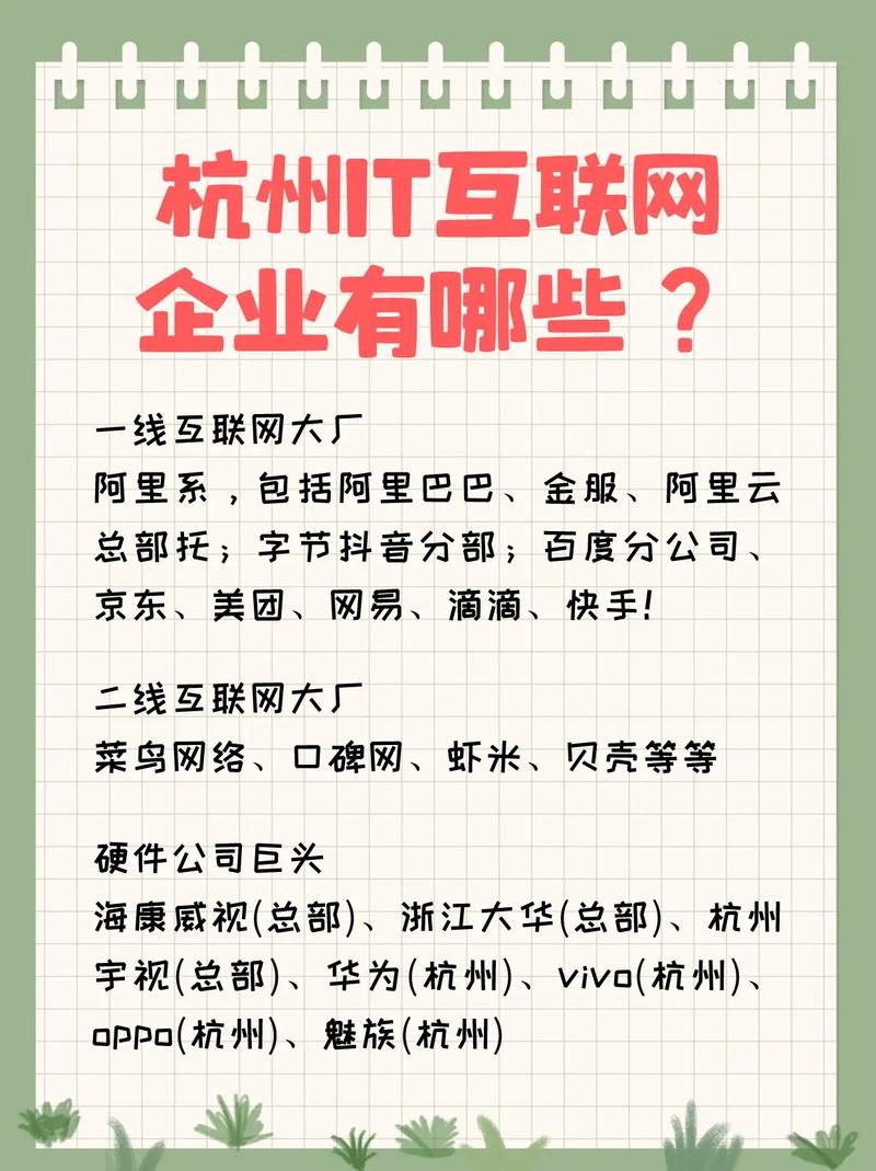 杭州有哪几家知名的网络公司?