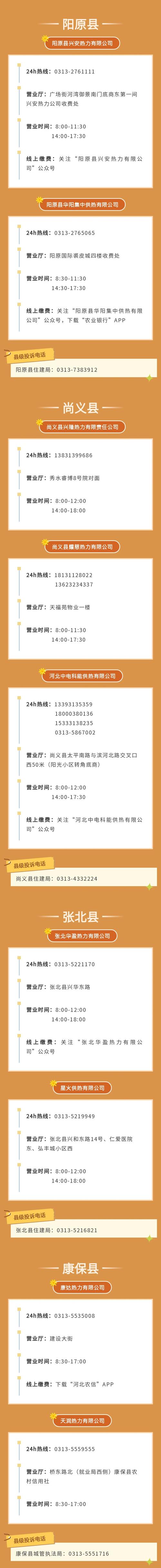 河北供暖时间表