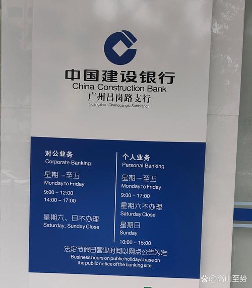 茂名建设银行上班时间?