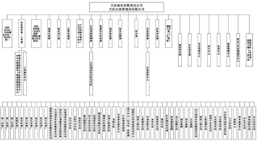 大庆油田单位有哪些