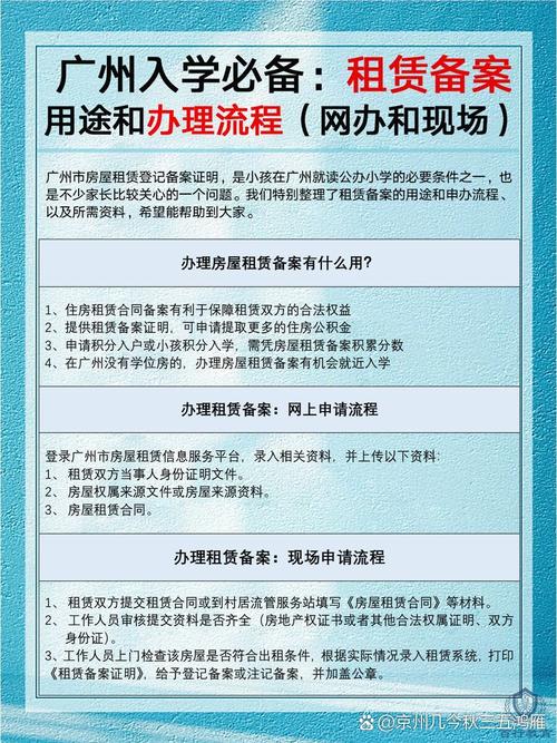 广州房屋租赁备案网上办理入口