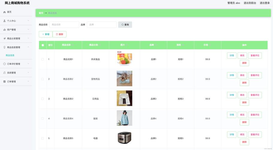 商城系统平台有哪些