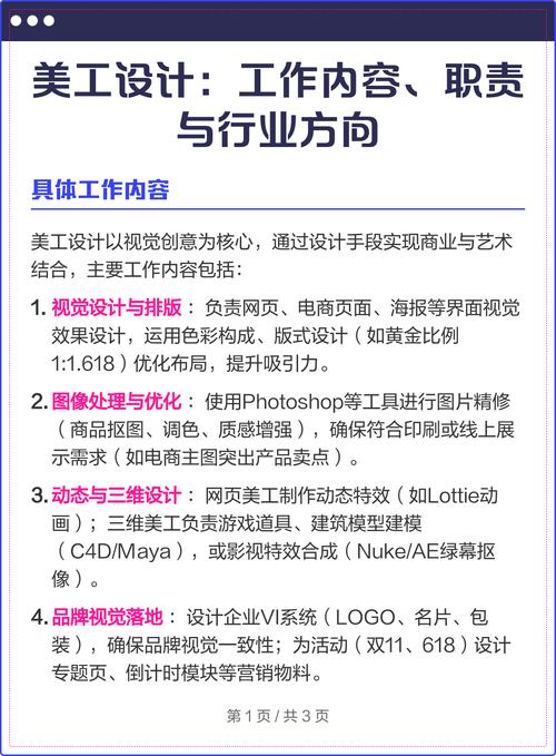 网页美工设计的职责是什么呢