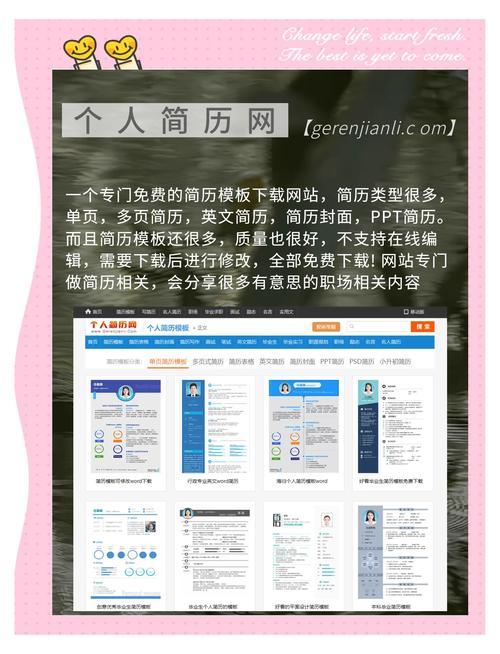 6个免费简历模板网站,应届生必备