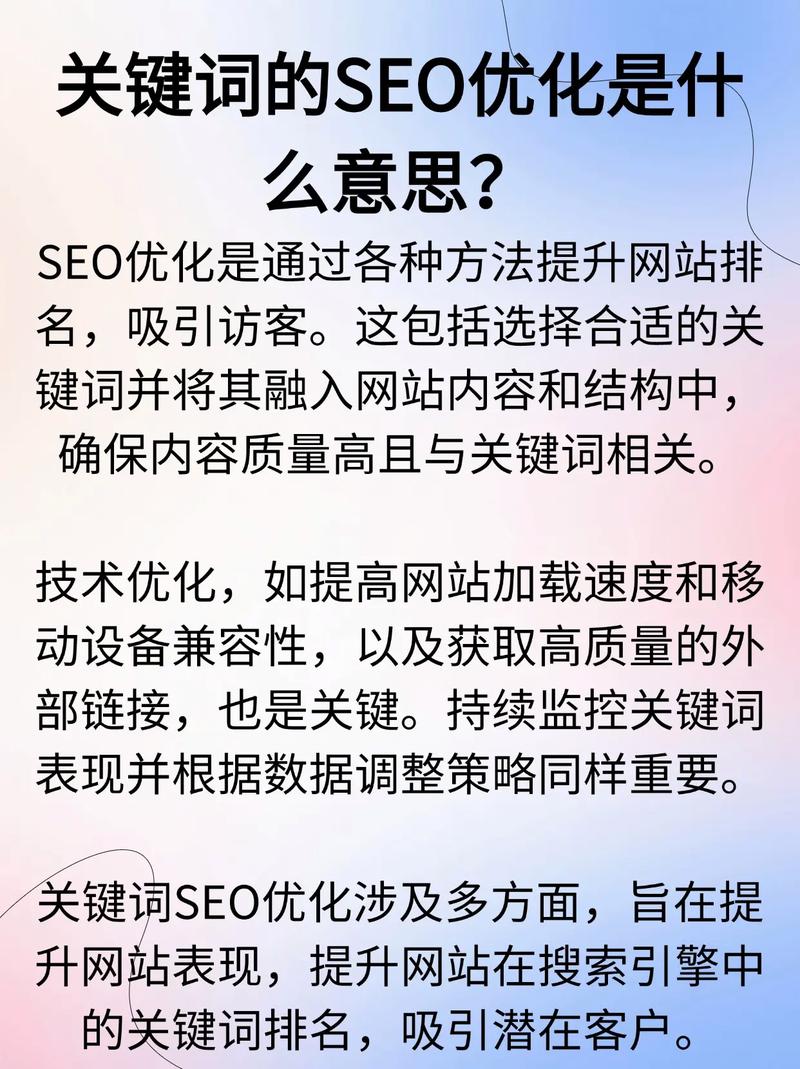 网站优化关键字是什么意思啊?