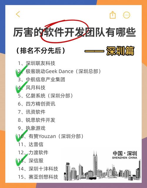 深圳,有哪些厉害的软件开发团队?